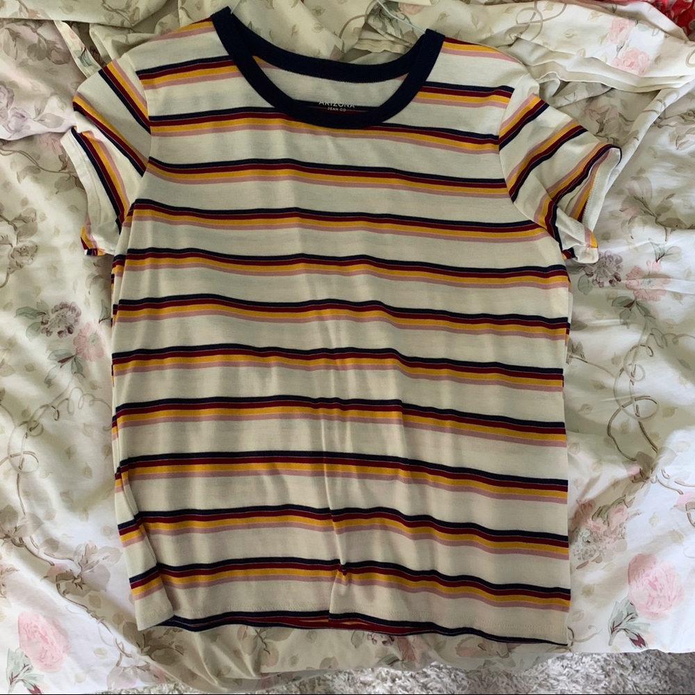 soft stripped t